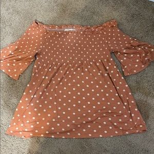 off the shoulder shirt